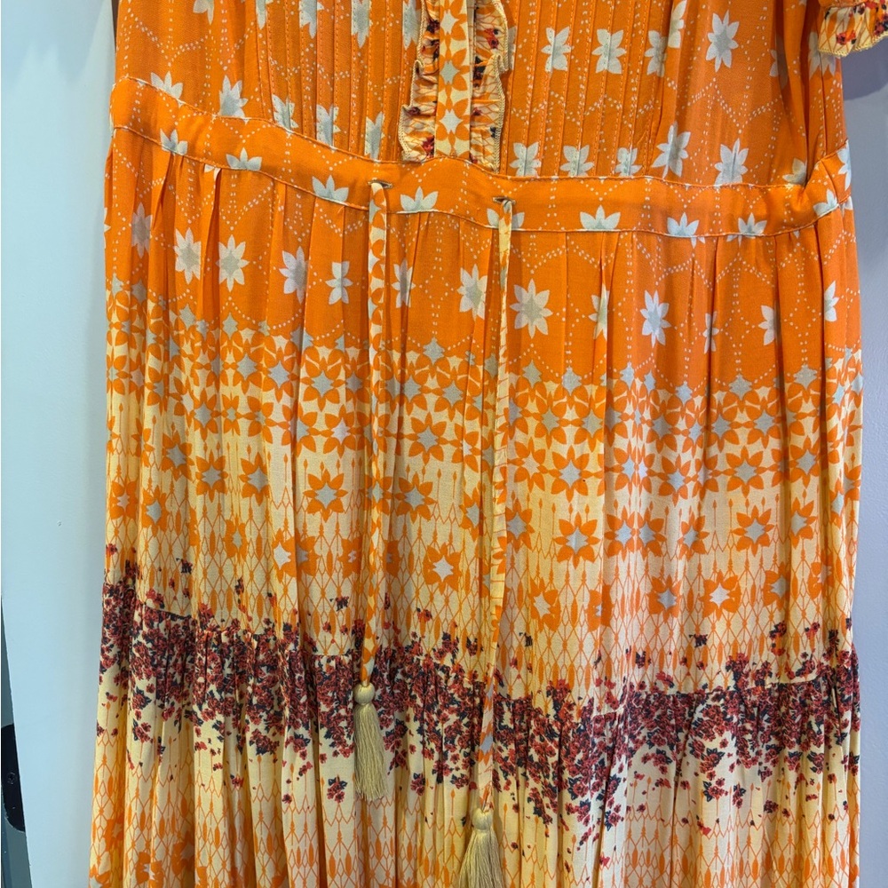 Anthropologie Orange Maxi Dress - Picture 4 of 5